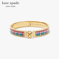 KATE SPADE NEW YORK HERITAGE SPADE FLOWER HINGED BANGLE WBR00405 กำไลข้อมือ