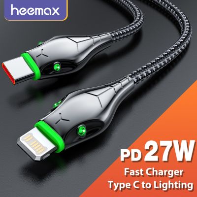 PD 20W/27W Quick Charger Cable for iPhone 14 14Pro Max 13 12 11 Xs Xr X Fast Charging Type C to Lighting Wire USB Cord For iPad Cables  Converters