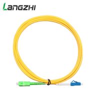 10Pcs/bag SC-LC 3M Simplex Single Mode G652D Fiber Optic Patch Cord SC/APC-LC/UPC 3M 3.0mm PVC Jacket FTTH Fiber Optic Jumper