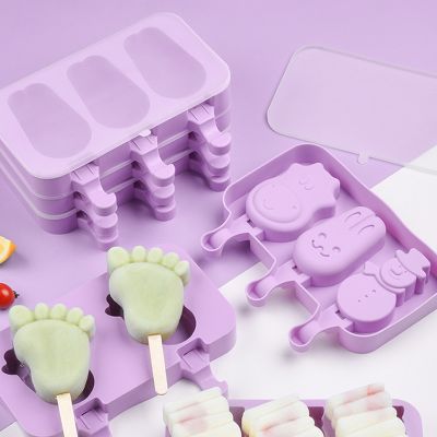 hot【cw】 SILIKOLOVE Silicone Mold Popsicle Reusable Bar Pop Molds Making Favorites