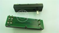 ✔☊♦ Original New 100 73MM straight slide fader double potentiometer B20K handle length 15MMC green (SWITCH)