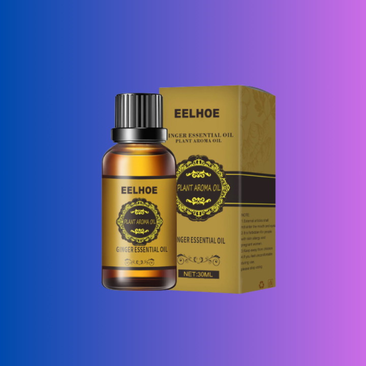 Eelhoe Ginger Slimming Oil Lymphatic Drainage Anti Aging Plant