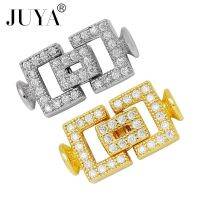 JUYA ตะขอยึดสำหรับเครื่องประดับ5ชิ้น,ตะขอเกี่ยวสำหรับที่แขวนอุปกรณ์ในครัวกุ้งล็อบสเตอร์เพชรสังเคราะห์ AAA อุปกรณ์เครื่องประดับทำมือ DIY