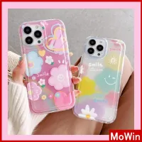 เข้ากันได้สำหรับ เคสไอโฟน เคสไอโฟน11 สำหรับ iPhone 14 Pro Max เคส iphone เคส TPU อ่อนเคสใสถุงลมนิรภัยกันกระแทกป้องกันกล้องดอกไม้สีชมพูเข้ากันได้สำหรับ iPhone 13 Pro Max 12 Pro Max 11 Pro Max 7plus XR xs max