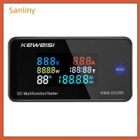 【Sanliny】DC 0-200V Voltmeter Ammeter KWS Power Energy Meter LED Digital DC Wattmeter cab