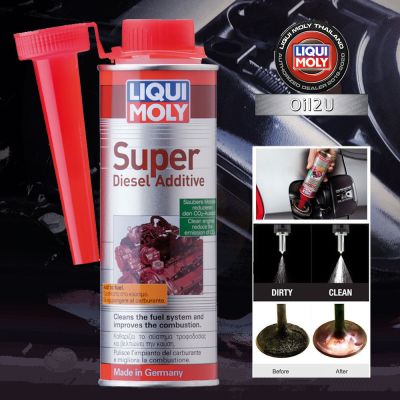 ว้าววว ส่ง [ดีเซล] น้ำยาล้างหัวฉีด และ วาล์ว เครื่องยนต์ ดีเซล Liqui Moly Super Diesel Additive 250 ml.  Oil2U คุ้มสุดสุด วาล์ว ควบคุม ทิศทาง วาล์ว ไฮ ด รอ ลิ ก วาล์ว ทาง เดียว วาล์ว กัน กลับ pvc