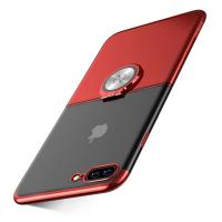 ฝาปิดด้านหลังของ Googlehitech แบบผอมบางเรียบ iPhone 7+ Plus iPhone 8 Plus สีใสใสแบบใสพร้อมที่ใส่แหวน FOR iPhone 7+ Plus iPhone 8+ Plus Back Case Cover For iPhone 7+ Plus iPhone 8 Plus