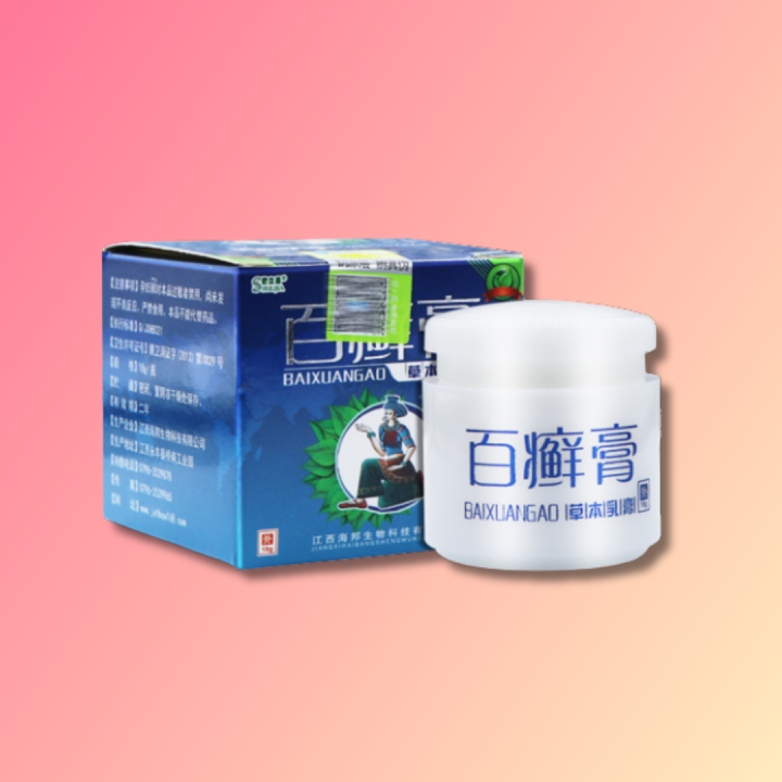 Baixuangao Herbal Medicine Psoriasis Eczema Treatment Cream topical
