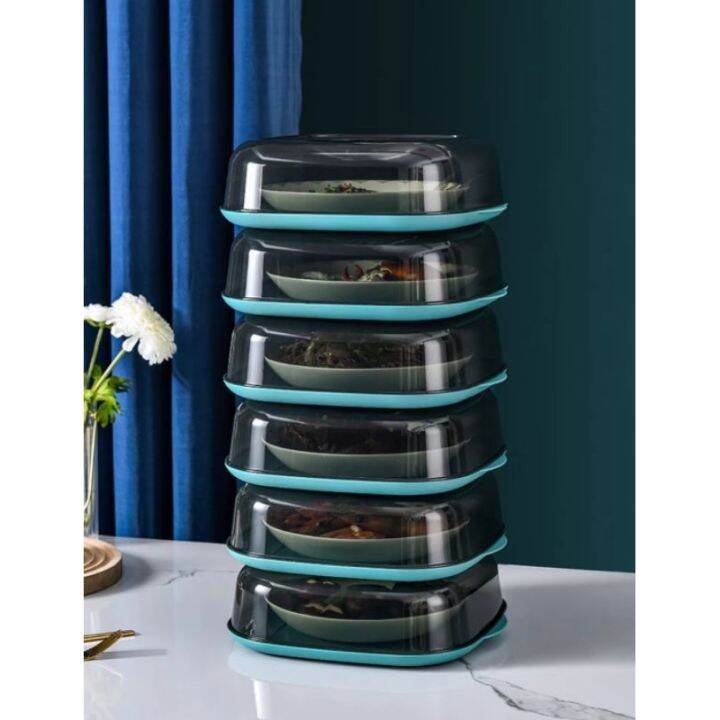 Popxstar  70/80 Cm Household Folding Dining Table Cover Insulation Dish Covers Winter Dust-Proof Insulation Leftover Food Kitchen Supplies main image 1