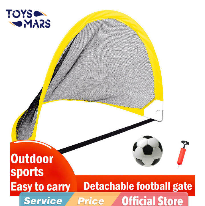 Toysmars soccer football goal portable folding football Net kids indoor