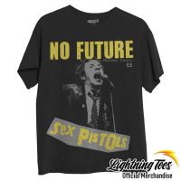 Sex s No Future Punk Rock Band เสื้อยืดสีดำ