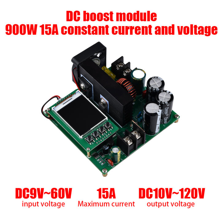 900w-lcd-digital-control-boost-converter-9-60ถึง10-120v-ตัวแปลงแรงดันคงที่ในปัจจุบัน-step-up-โมดูลแหล่งจ่ายไฟ