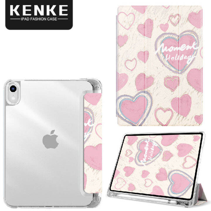 kenke-ipad-กรณีการ์ตูนน่ารัก-diy-anti-ดัดสำหรับ-ipad-2020-pro11-pro12-9-2021-air4-air5-2022-mini-5-6-ipad-10-2-7th-8th-9th-gen-5th-6th-gen-2017-2018-เคส-case-ฝาครอบ-air3-2019-pro-10-5-ขอบซิลิโคนนิ่ม-พ