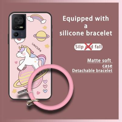 Mens and Womens The New Phone Case For TCL 40SE/T610K texture couple Cartoon ring creative ultra thin luxurious trend