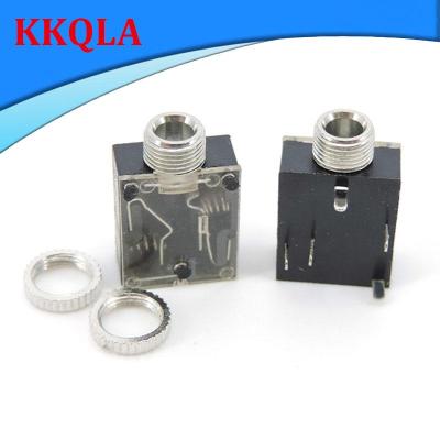 QKKQLA Shop 5x PJ-324 3.5mm female Headphone Jack 5 Pin PCB Mount Stereo 3pole audio plug power Socket Connector Headphone Jack for PC