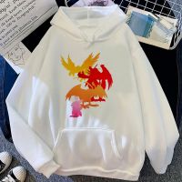 Digimon Hoodies ของผู้หญิงตลกเสื้อผ้าขนแกะสวยงามย้อนยุคของผู้หญิงเสื้อเชิ้ตมีฮู้ด