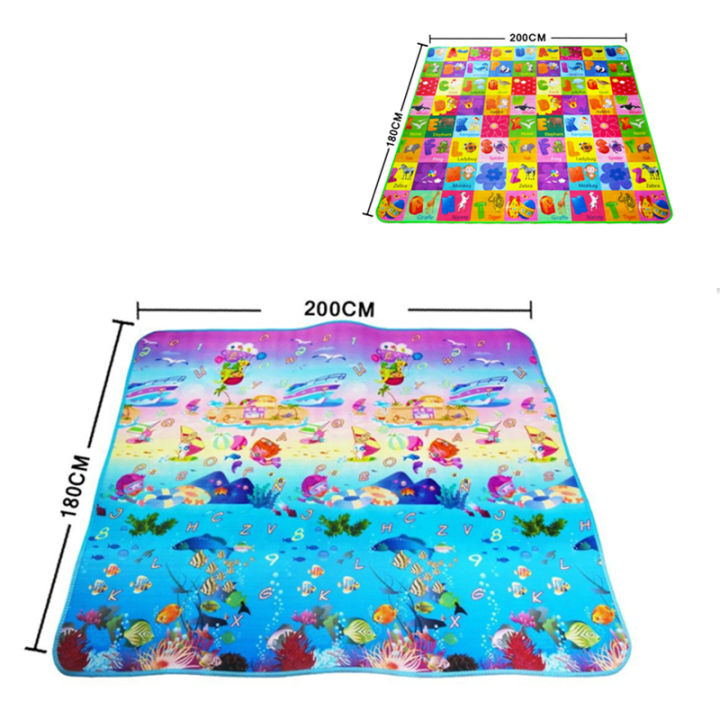 Baby Play Mat Rubber Eva Foam Play Puzzles Foam Carpets Kids Developing Mat Children Colorful Cartoon Pattern Carpet
