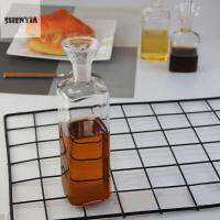 SHENYIA แก้วเครื่องจ่ายน้ำมัน150/200/450Ml ใส Cruet Pourer ไม่หยดภาชนะเครื่องปรุงอาหารห้องครัว