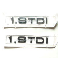 Glossy Black Chrome Silver ABS 1.9 TDI รถด้านหลัง Trunk Emblem Badge สติกเกอร์สำหรับ Audi อุปกรณ์เสริม1.9TDI