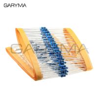 100pcs 1/4W 0.25W Metal Film Resistor 5 Color Ring 1% 1R-10M 100R 220R 1K 1.5K 2.2K 4.7K 10K 22K 47K 100K 100 220 1K5 2K2 4K7