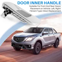 Car Interior Door Inner Handle for Ford Ranger 2012-2021 Everest 2015-2021 Mazda BT50 2012-2019 Silver Grey