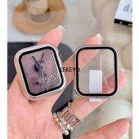 กระจก ฝาครอบ สําหรับ watch case 49 45 มม. 41 44 40 42 38 ป้องกันหน้าจอ serie 8 7 3 4