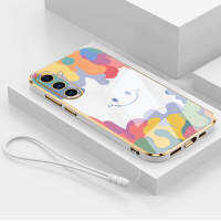 Guyon เคสสำหรับ  เสค Samsung Galaxy S22 Plus S23 S23พิเศษ A24 M14 5G นิ่มดีไซน์ใหม่รูปการ์ตูนของแท้ซิลิโคนเหลวกันกระแทก