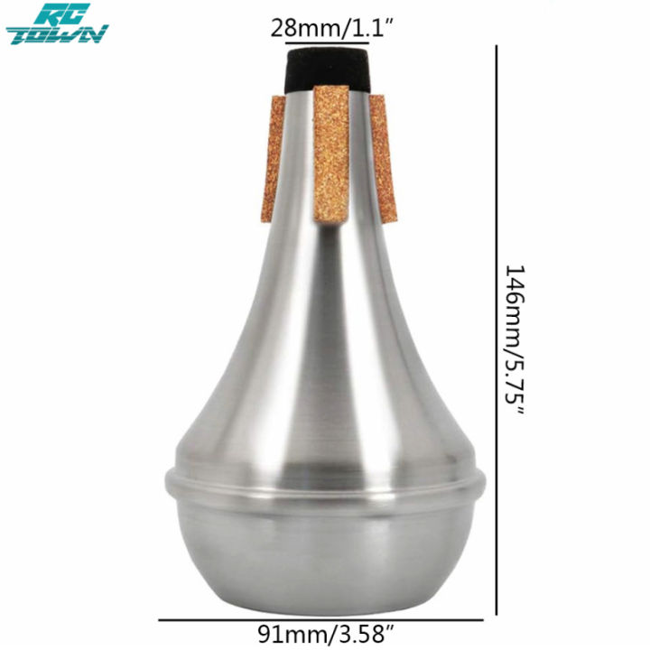 rctown-2023newปิดเสียงทรัมเป็ต-sourdine-โอคาริน่าทรัมเป็ตเงียบประสิทธิภาพสูง5-75x3-58นิ้ว
