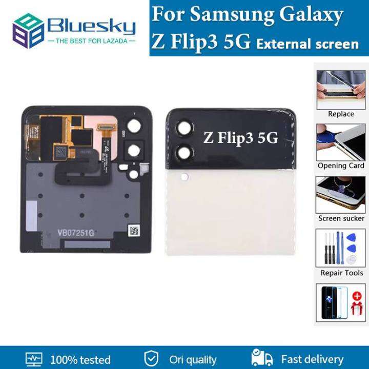Original 1.9" External screen For Samsung Galaxy Z Flip 3 LCD ZFlip 3