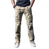 New Mens Military Cargo Pants Solid Khaki Breathable Summer Large Size Multi Pocket Long Trouser HOT Sale Spliced Pantalon Homme...