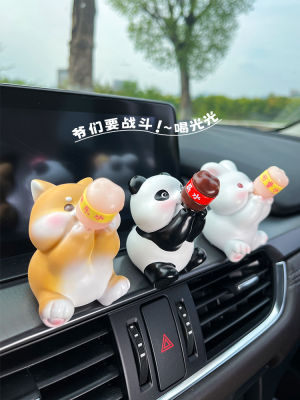 Happy Weight Loss Tons Of Pigs Car Ornaments Car Interior Supplies Creative Cute Girl Car Ornaments