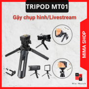 HCMGậy chụp hình Livestream 3 Chân Tripod Support MT01 Xoay 360 Độ loại
