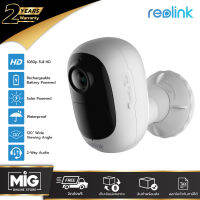 Reolink Argus 2E Full HD 1080P ชาร์จไฟผ่านแผงโซล่าเซลล์ได้ กันน้ำ กันฝุ่น มาตรฐาน IP65 รับประกัน 2 ปี