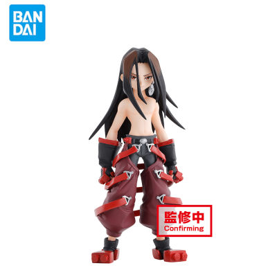 100 ของแท้ Banpresto Shaman King 14ซม. คุณ Asakura Action Figure ของเล่นตุ๊กตาตุ๊กตาคริสต์มาสของขวัญกล่อง