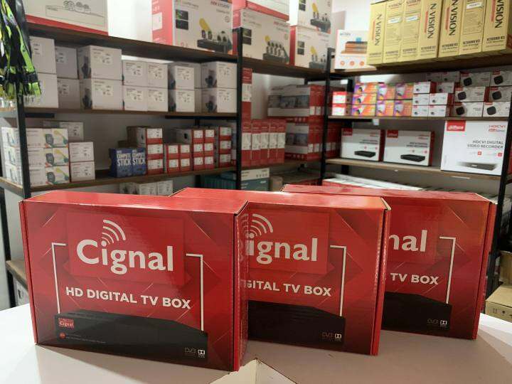 New Cignal HD Free extra 1 Month Digital TV BOX TV RECEIVER (Need