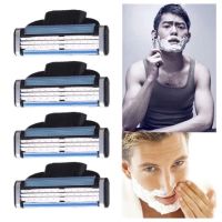 Pกลิ่นดอกไม Gillettes Razor Mach 3 Blades Refills Face Manual Shaver Turbo Razor Blades 4 Cartridges Refills