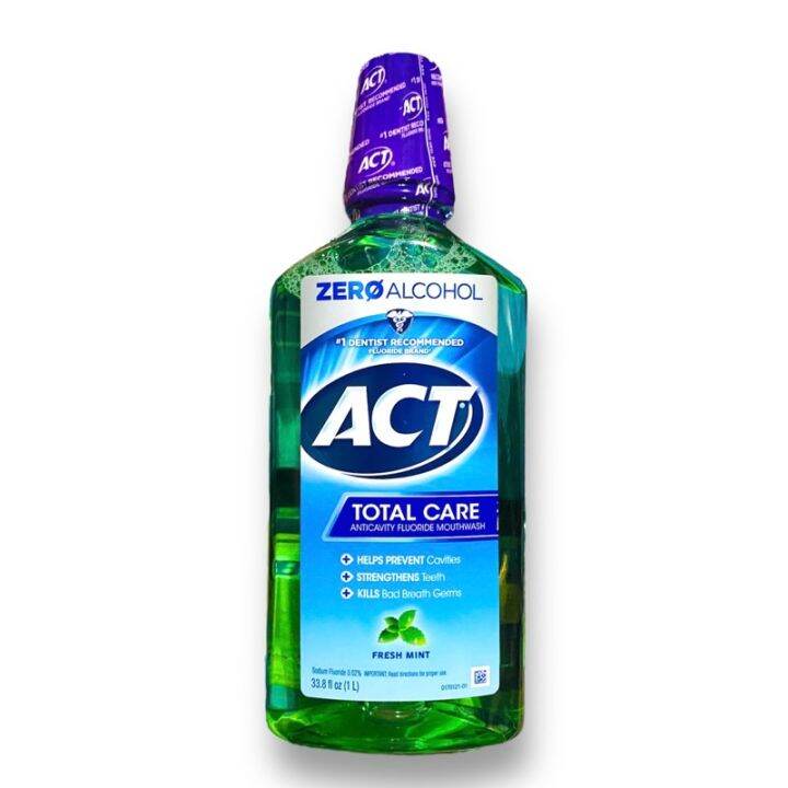 Hot ACT Mouthwash - Total Care 1L | Lazada PH