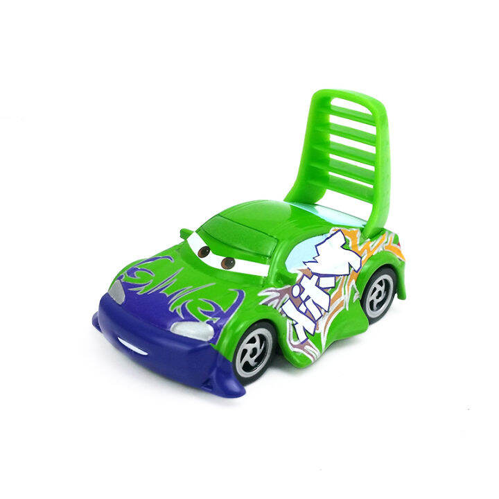 pixar-cars-2-badass-racing-clan-series-dj-slug-agent-boust-diecast-model-fine-toys-car-boy-new-year-gift