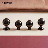 Round Ball Dark Dresser Knobs Drawer Pulls Handles Cabinet Door Knob Handle Simple Gold Kitchen Hardware Pull Decorative Knob