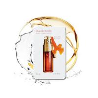 ฉลากไทย Clarins Double Serum Complete Age Control [Hydric + Lipic] 0.9 ml. เซรั่มดั่งทอง คลาแรงส์