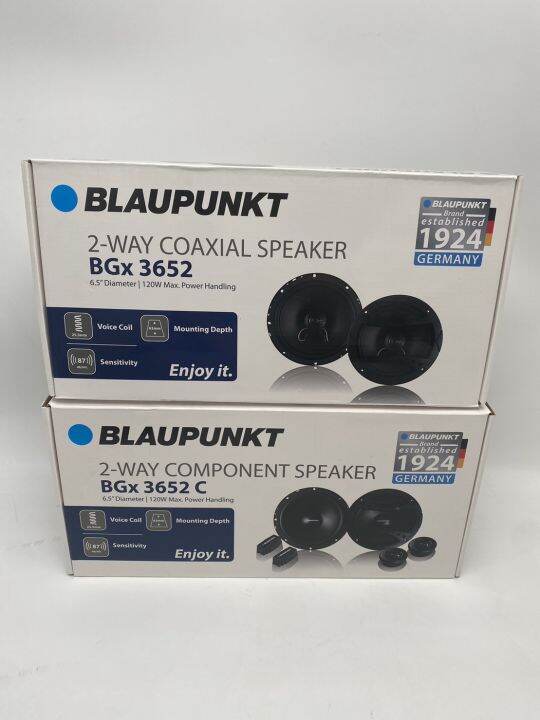 blaupunktลำโพงเสียงกลางแหลม-6-5-นิ้ว-แกนร่วม-แยกชิ้น-2-ทาง-กำลังขับ-120watts-blaupunkt-รุ่น-bgx-3652-bgx-3652-c