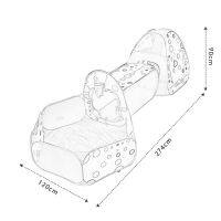 เต็นท์ตั้งแคมป์แบบ3 In 1สำหรับเด็กของเล่นเต็นท์แบบพกพาลูกบอลเด็กสระว่ายน้ำสำหรับเด็กเต็นท์ป๊อปอัพกลางแจ้งสำหรับคลานอุโมงค์เครื่องเล่นบ้าน