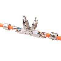 [Hot K] RJ45 Cat6 Cat7เครื่องต่อสายอีเทอร์เน็ตป้องกันไม่มี Extender Junction เครือข่ายกล่องเชื่อมต่อสาย Lan อินเทอร์เน็ต Splitter