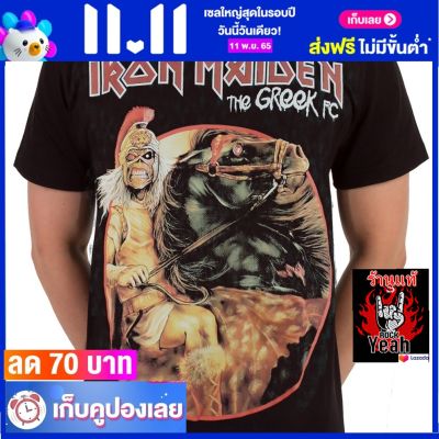 เสื้อวง IRON MAIDEN ไอเอิร์นเมเดน ไอร่อน ไซส์ยุโรป เสื้อยืดวงดนตรีร็อค เสื้อร็อค  RCM1803 ราคาคนไทย