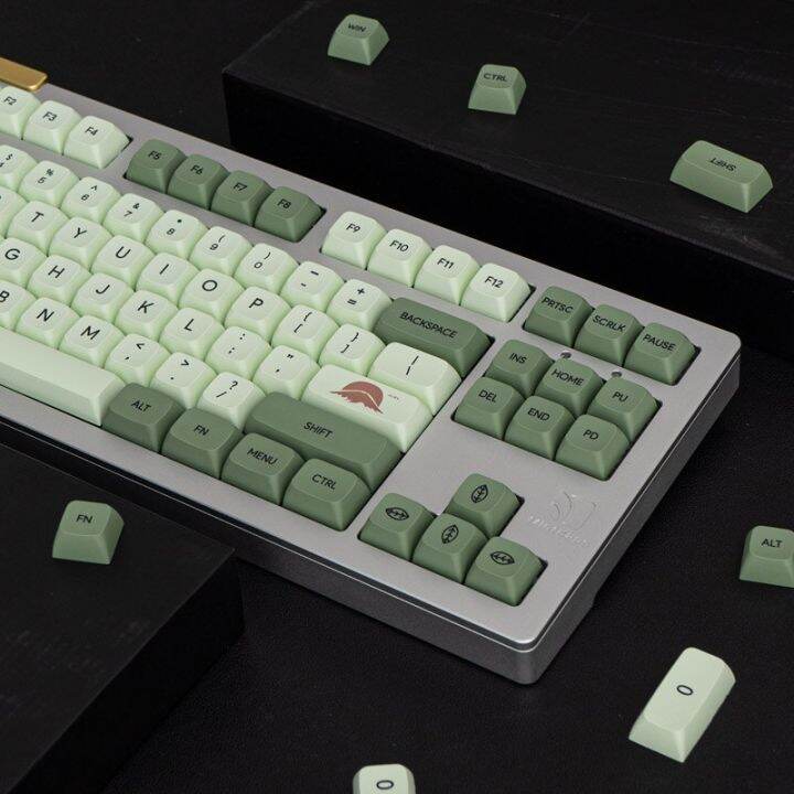 gmk-matcha-126-keys-xda-profile-dye-sub-pbt-keycap-english-japanese-custom-personality-keycaps-for-mechanical-keyboard-gaming-basic-keyboards