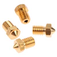 0.2/0.3/0.4/ 0.5/0.6/0.8/1.0mm 3D Printer Nozzle For 1.75mm Filament E3D V5 V6 Clone CHT Tip Nozzles Brass Copper Print Head