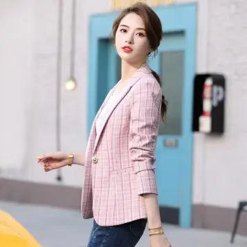 Shop Long Coat Women Korean Style Pink with great discounts and prices  online - Feb 2024