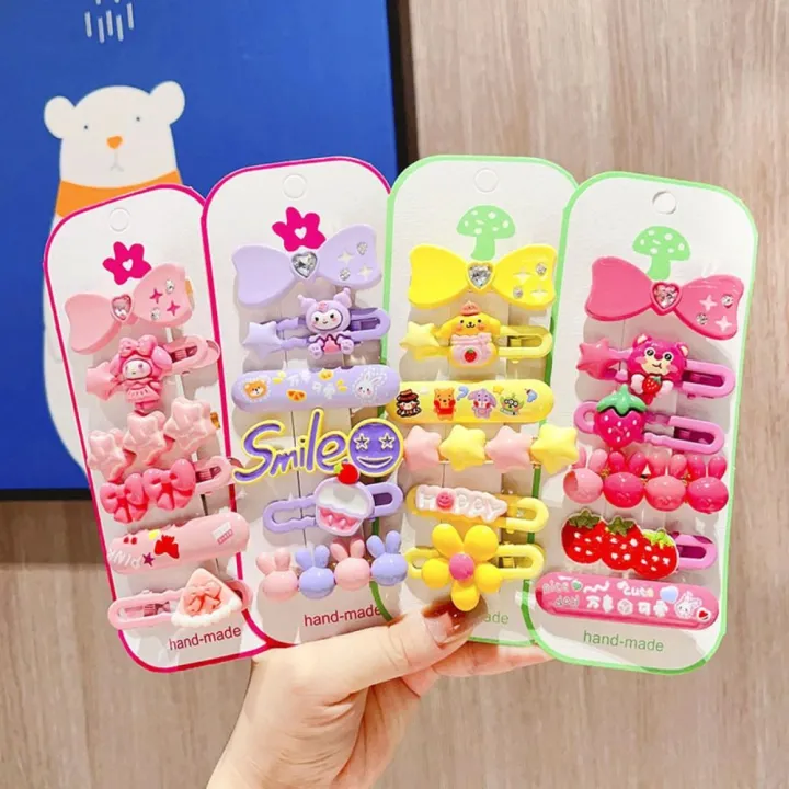 dgjkf-6pcs-set-คาวาอิ-คลิปผมมินิ-cinnamoroll-สีลูกอมสี-การ์ตูนลายการ์ตูน-ชุด-barrettes-kuromi-อะนิเมะ-กิ๊บติดผม-คลิปมายเมโลดี้บีบี-เด็กๆเด็กๆ