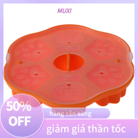 ?【HOT SALE】MUXI แม่พิมพ์ซิลิโคนสำหรับลูกสุนัข1ชิ้น6เปลือก3D เค้กนึ่งสบู่หอมระเหยแม่พิมพ์อบเค้กมูสอุปกรณ์ครัว