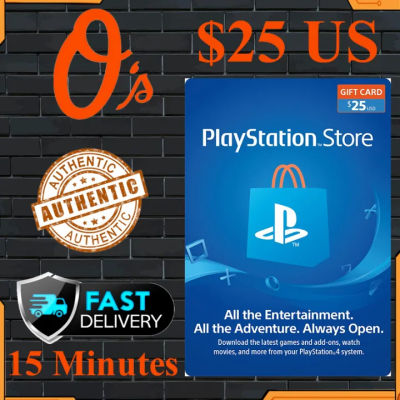 PSN 25 USD (Fast Lazada Chat Delivery) - Playstation Network Card US